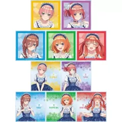 【中古】マグカップ・湯のみ 全10種セット 「映画 五等分の花嫁 描き下ろしイラスト スノーメイドver. トレーディングアクリルコースター」