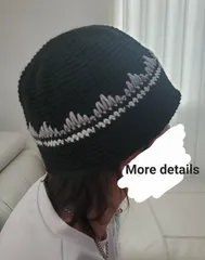 クラッシャーハット　バケットハット　バケハ　ニットハット