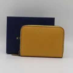 美品 箱付き ポロ ラルフローレン コインケース イエロー 2000000 NSK MTM