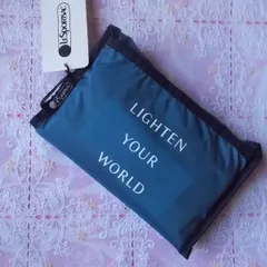 レスポートサック LESPORTSAC エコトートバッググレーブルー
