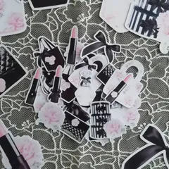 コスメティック フレークシール　紙もの★ステッカー★おすそ分けファイルに