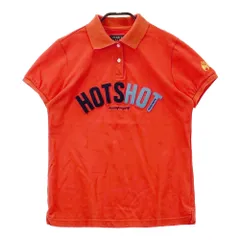 サイズ：1 PEARLY GATES パーリーゲイツ  半袖ポロシャツ HOTSHOT  オレンジ系 [240101486274] ゴルフウェア レディース ストスト