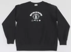 【中古】アウターウェア 日常組 トレーナー ブラック Mサイズ 「日常組×しまむら」