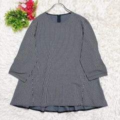新品タグ付き】INDIVI ストライプ 五分袖カットソー 19号 - メルカリ