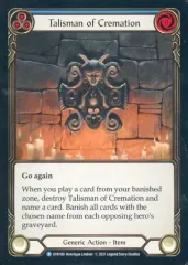 【中古】Flesh and Blood EVR189[R]：Talisman of Cremation