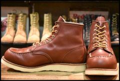 【10D 良品 15年】レッドウィング 9106 アイリッシュセッター 赤茶 レッド ブラウン モックトゥ 編み上げ ブーツ 8875 redwing HOPESMORE【FF499】