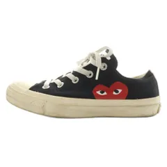 コンバース CONVERSE × プレイコムデギャルソン PLAY COMME DES GARCONS オールスター ALLSTAR スニーカー シューズ 23.0cm 黒 ブラック 1CK712 /AN11のサムネイル