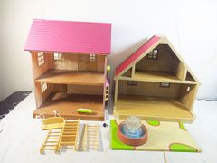 EPOCH - 美品　エポック社　シルバニアファミリー　すべり台　ブランコ　ピアノセット　ベンチセット　アームチェア　階段　セット EPOCH - 美品 エポック社 シルバニアファミリー すべり台