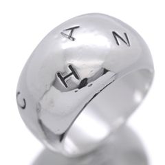 シャネル CHANEL リング 指輪 13号 ロゴ シルバー Ag925 【中古】
