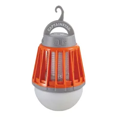 キャプテンスタッグ(CAPTAIN STAG) ランタン ライト LED バグランタン USB充電式 誘虫ライト付き 3段階調整 【明るさ180ルーメン/連続点灯約1.5時間(High+誘虫ライト)/連続点灯約6.5時間(Low+誘虫ライト)】 UK-40 1