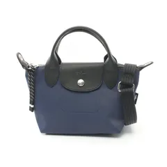 ロンシャン Longchamp ハンドバッグ ル プリアージュ エナジー XS L1500HSR006 ネイビー ナイロン レザー ル プリアージュ エナジー XS トップハンドルバッグ レディース