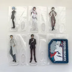 未開封 一番くじ エヴァンゲリオン 初号機 暴走 E賞 アクリルスタンド 5個セット 綾波レイ 真希波マリ 他 ●おまけ 渚カヲル 小物入れ