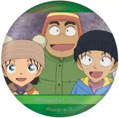 【中古】バッジ・ピンズ 1.歩美＆元太＆光彦 「名探偵コナン 場面写トレーディングホログラム缶バッジ 少年探偵団」