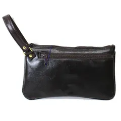 新品　合皮集金ケース 集金バッグ　クラッチバッグ　ブラウン色　3716-20　豊岡　日本製