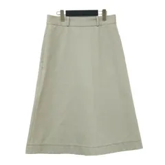 BOTTEGA VENETA ボッテガヴェネタ スカート ベージュ サイズ:38(M) / コットン ツイル ミディ スカート / バックボタン Aライン 膝下 / イタリア製 / ボトムス【レディース】【中古】のサムネイル