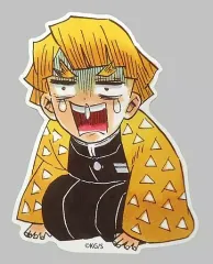 【中古】シール・ステッカー(キャラクター) 我妻善逸 ダイカットステッカー 「鬼滅の刃 ジャンプショップフェア」