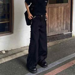 未使用級✨CIVARIZE サス付き ワイド ベルテッドボンテージ パンツ 46