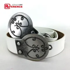 DOLCE&GABBANA ドルチェアンドガッバーナ ベルト レザー ホワイト系