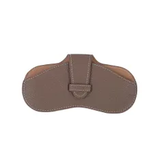 [CARRY ALL BEFORE ONE] メガネケース サングラスケース 眼鏡ケース 薄型 スリム ソフト おしゃれ レディース メンズ PUレザー 軽量 コンパクト めがね 収納 持ち運び 携帯用 ソフトメガネ [グレー] [タイプB(ストラップなし)]