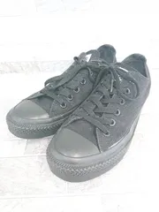 ◇ Θ converse コンバース モノクローム スニーカー サイズ24.5ｃｍ ブラック系 レディース E  【1507100008497】