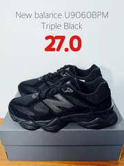 【新品】27.0 New balance U9060BPM Triple Black