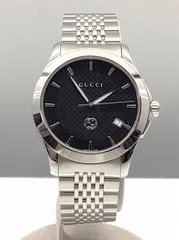 LIEN11様 グッチ 126.4 ブラック クオーツ メンズ 腕時計可動品