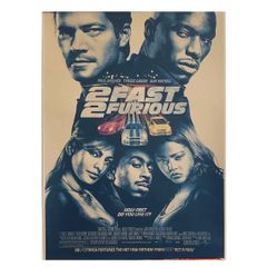 K141A3 ワイルドスピード X2 映画 ポスター 洋画 クラフト レトロ