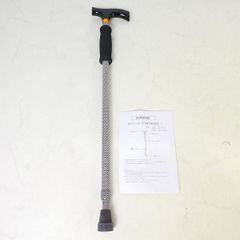一本杖 光る伸縮杖 細型 チェス 64～92cm アルミ 介護 補助 CT038