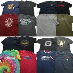 古着卸 まとめ売り 半袖Tシャツ 16枚セット (メンズ L ) リーバイス ディッキーズ 中古 古着 MY9298