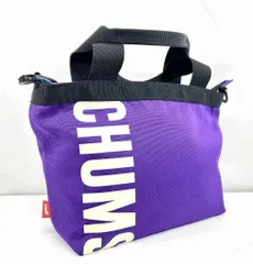 s25t-0482a【中古】CHUMS チャムス リサイクルチャムスミニトートバッグ ワンマイルバッグ パープル