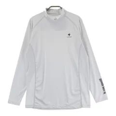 サイズ：LL LE COQ GOLF ルコックゴルフ  メッシュ切替 モックネック 長袖Tシャツ  グレー系 [240101453833] ゴルフウェア メンズ ストスト