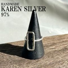 シルバーリング カレンシルバー カレン族 ハンドメイド エスニック #106
