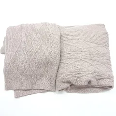 ◇ ⊇ NATURAL BEAUTY BASIC ニット ひざ丈 セットアップ サイズM ブラウン レディース E  【1412260036474】