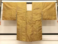 平和屋着物＃道行コート　紬地　霞文　暈し染め　やまと誂製　ロング丈　正絹　逸品　未使用　CAAV5829id