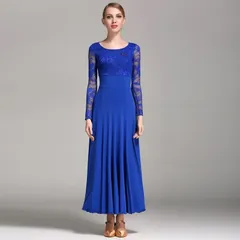 社交ダンスドレス ラテンドレス モダンドレス ロングスカート ダンスウエア 競技 デモ ダンス衣装 ワンピース 全6色