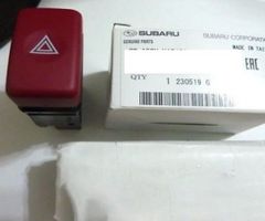 スバル 純正 フォレスター ハザードスイッチ 赤 SUBARU Forester STI Red Hazard Switch Butt 未使用 Genuine メーカー純正品 JDM OEM