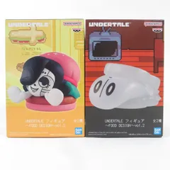 中古 未開封品 FOOD DESIGN UNDERTALE ナプスタブルーク メタトン vol.2 2体セット BANDAI NAMCO/バンダイナムコ フィギュア pr01089