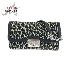 新品未使用 Michael Kors マイケルコース ハラコ レオパード柄 ブラック シルバー金具 ハラコ 32T4S2RC9H ショルダーバッグ 502737 新品【中古】