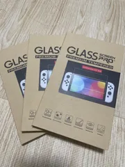 新品 高品質 switch 有機ELモデル用　ガラスフイルム