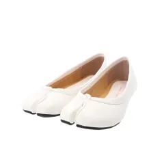 ☆ ホワイト ☆ 37(23.5cm) ☆ パンプス 足袋 シューズ ローヒール 歩きやすい sjps106 パンプス レディース ローヒール 足袋 バレエシューズ 先割れ たび タビ フラット シューズ ぺたんこ 歩きやすい 疲れない ムレない アウトドア