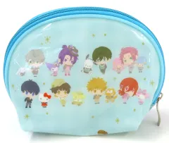 【中古】バッグ 集合 クリアラウンドポーチ 「ブルーロック×サンリオキャラクターズ」
