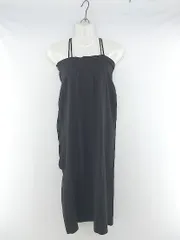 ◇ natural couture ドロストデザイン 肩ひも付き ロング ナロー スカート サイズM ブラック レディース P  【中古】 【1211010003496】のサムネイル