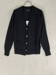 【お値引き交渉大歓迎】未使用 ISABEL MARANT 38 ブラック メリノウールVネックカーディガン