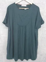 ◇ l'atelier du savon アトリエドサボン 半袖 膝丈 ワンピース サイズF グリーン レディース 【中古】 【1002801004408】のサムネイル