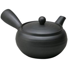 【数量限定】急須 2号 約370ml 1人～2人用 萬古焼 ようがん 黒 スズ木 日本製 0977-5490