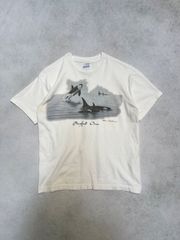 【Playfull Orca】90’s　シャチ　鯱　アニマルTシャツ　シングルステッチ　Mサイズ