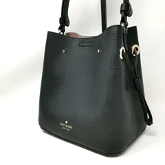 美品 ケイトスペード マーティ スモールバケット ショルダーバッグ レディース ブラック 管理番号KKVNKO1660