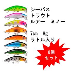 ルアーまとめ売り ミノー 6個セット 新品未使用 送料無料 - メルカリ