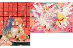 【中古】クリアファイル A柄 A4クリアファイルセット(2枚組) 「カードキャプターさくら展 -魔法にかけられた美術館-」