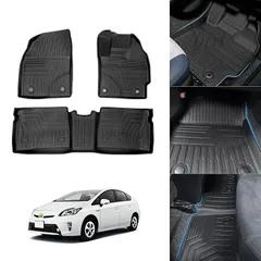 Cartist トヨタ プリウス 30系 ZVW30 フロアマット カーマット 車用 3Dフロアマット セカンドマット PRIUS30 前後期 H21.05?H27.12 立体構造 防水マット 車種専用設計 滑り防止 耐汚れ TPE素材 カスタムパーツ 取 1